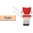Handicare 2000 - Curved lift with two guide rails