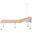 Medical bed Pulse with a tripod, white beige