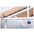 Medical bed Pulse with a tripod, white beige