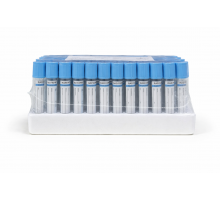 Пробірка вакуумна для збору крові "RAD FARM", 3,6мл, Натрій цитрат 3,2%, 13х75мм, стерильна, з блакитною кришкою, IVD