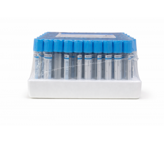 Пробірка вакуумна для збору крові "RAD FARM", 3,6мл, Натрій цитрат 3,8%, 13х75мм, стерильна, з блакитною кришкою, IVD