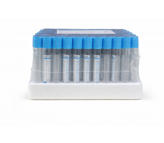 Пробірка вакуумна для збору крові "RAD FARM", 9мл, Натрій цитрат 3,8%, 16х100мм, стерильна, з блакитною кришкою, IVD